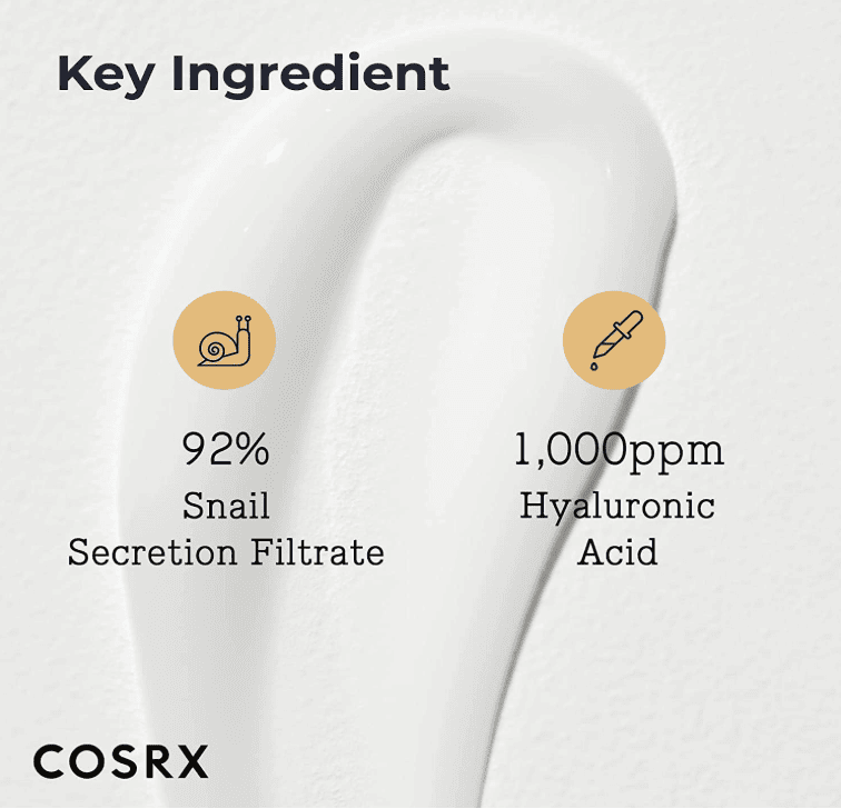 COSRX Advanced Snail 92 Cream Mucine d'escargot + Acide hyaluronique maroc