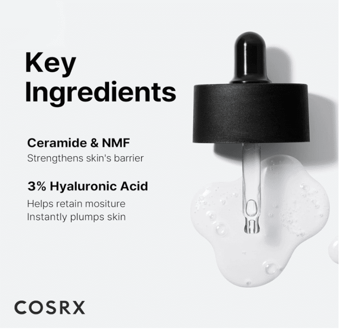 COSRX Hyaluronic Acid Serum + ceramide & NMF maroc