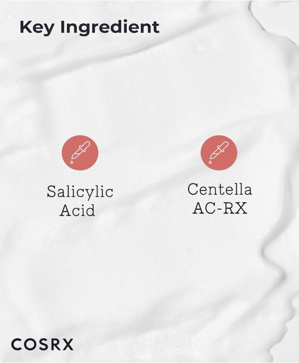 COSRX nettoyant acide salicylique + Centella maroc
