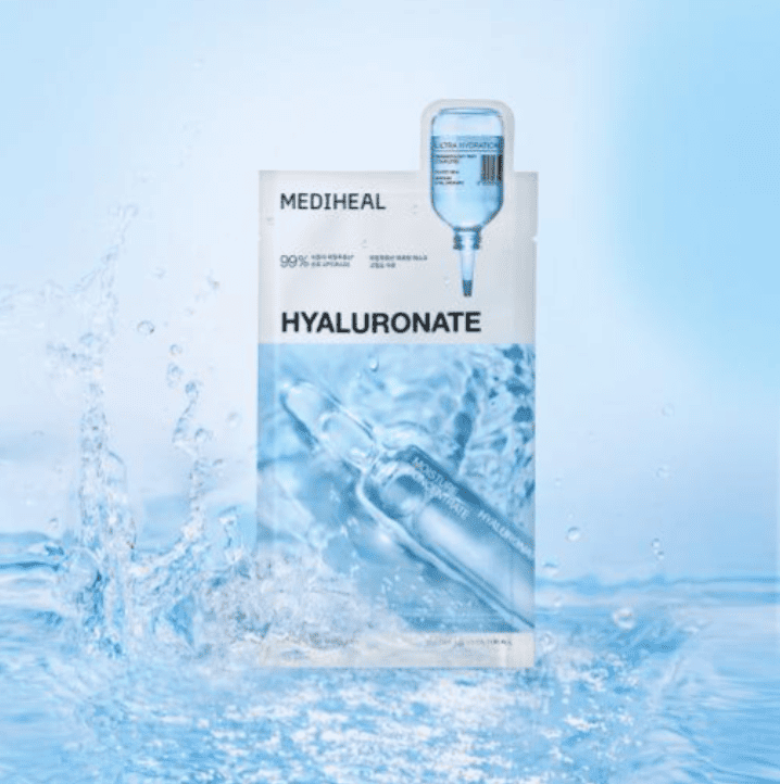 MEDIHEAL Hyaluronate Mask Sheet Effet Glass Skin maroc