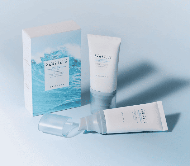 SKIN1004 Madagascar Centella Hyalu Cica Sun Serum Effet Glass Skin  maroc