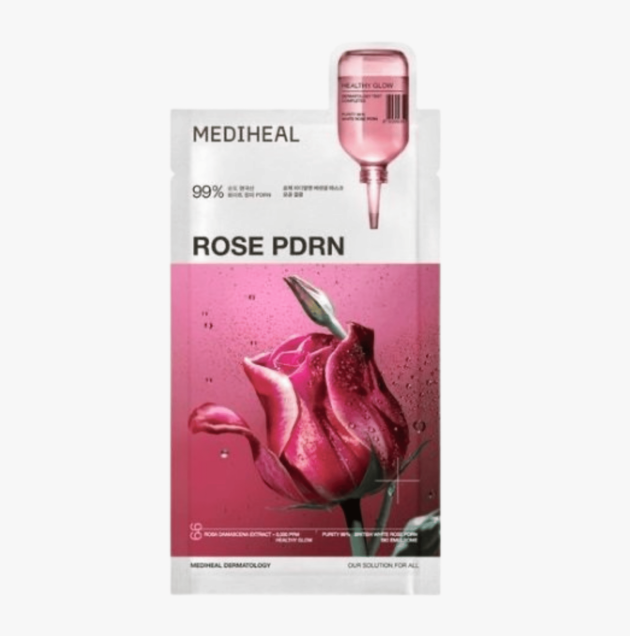 mediheal white rose pdrn mask glow naturel maroc