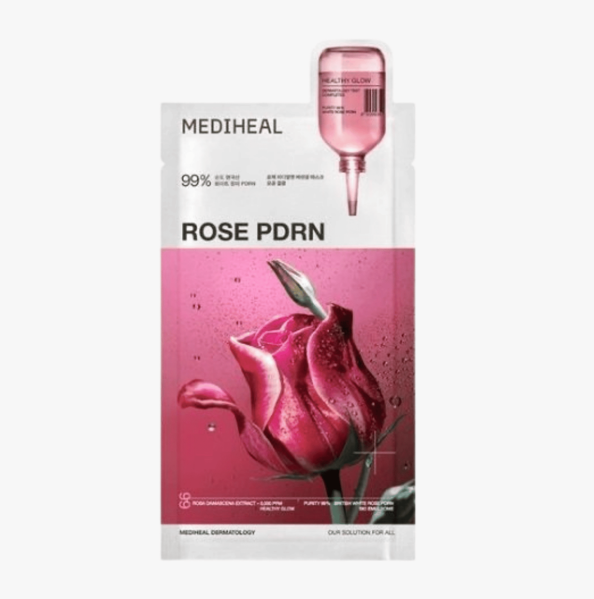 mediheal white rose pdrn mask glow naturel maroc